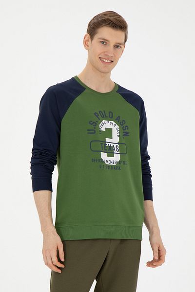 U.S. Polo Assn. Зелен мъжки суитшърт - 50270753-VR054