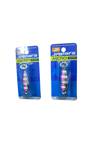 MAJOR CRAFT Jigpara Micro Jpm 15 gram Jig Pink Zebra Glow (Demiralay Av)