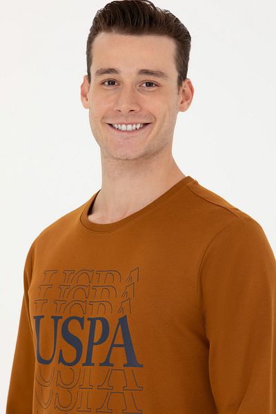 U.S. Polo Assn. Мъжки суитшърт с кокосов шарен мотив - 50270789-VR153