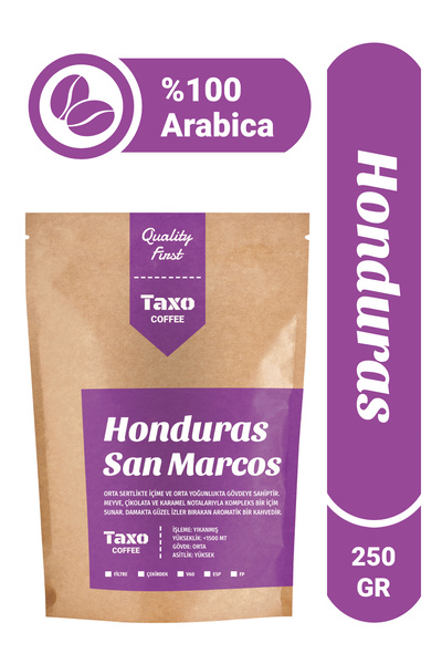 Taxo Coffee Honduras San Marcos Filtre Kahve 250gr