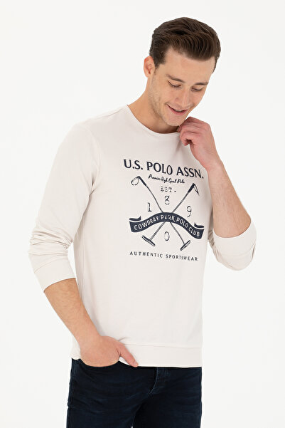U.S. Polo Assn. سويت شيرت حجري للرجال 50270805-VR049