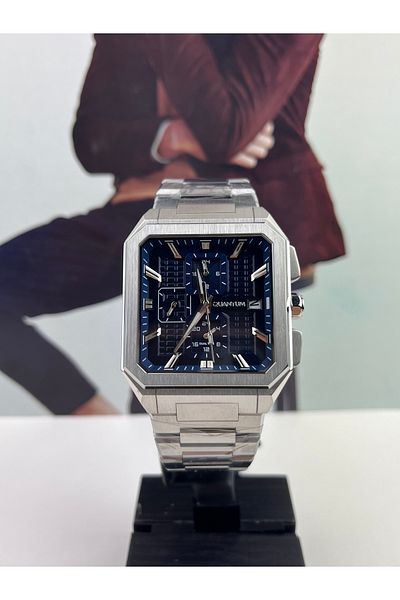 Quantum Rectangular Classic Men's Wristwatch 5 Atm Waterproof