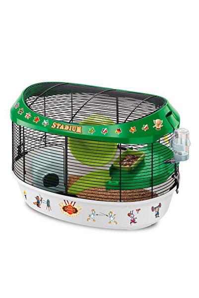 Ferplast Stadium Hamster Kafesi Siyah 49x34x33cm