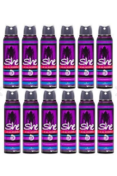 She Women Deo Angel 150 ml X 12 Adet