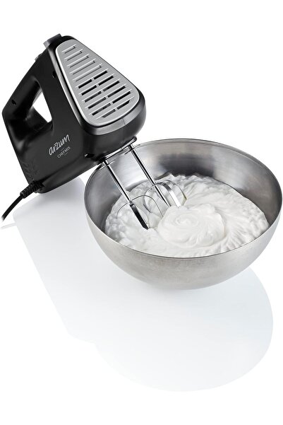 Arzum CHEFMIX Hand MIXER? 400W 5 Speed, Stainless steel , For Mixing , Whipping, Kneading, Black