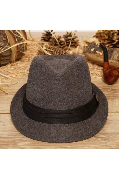 Chapka Short Brim Fedora Hat U-163