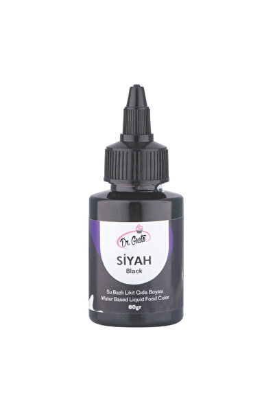 Dr. Gusto Su Bazlı Likit Gıda Boyası 60 GR Siyah
