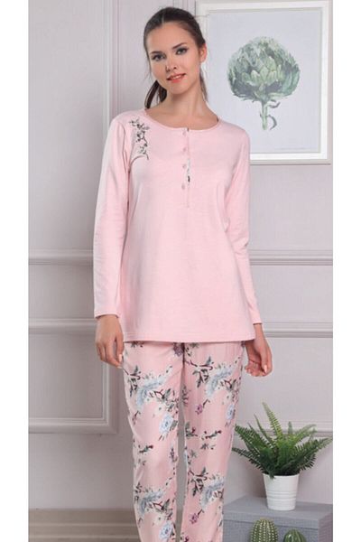 Pelin Pijama Costum de pijama pentru femei-2290 roz