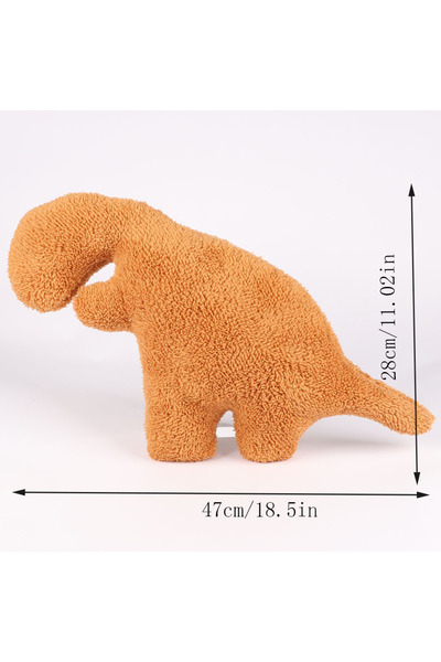 Choice وسادة محشوة على شكل ديناصور على شكل دجاجة مقاس 47 سم، قطعة واحدة، وساد...