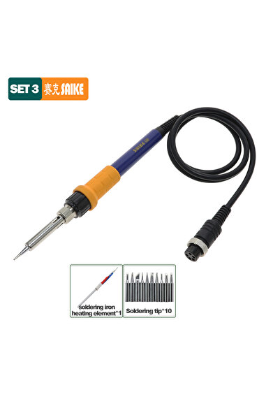 choice2 SAIKE 907F 3 SAIKE 907A 907F Soldering Iron Handle 45W/60W A1322 Heat...