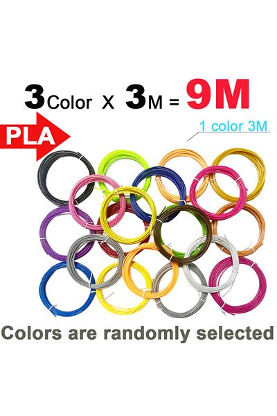 Choice Pla Filagment Pla-3meter-3color Pla Filament For 3d Pen Printing Material Diameter 1.75mm 9m No Smel