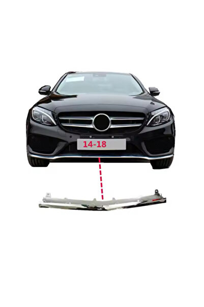 Store MERCEDES W205 AMG İÇİN ÖN TAMPON NİKELAJI ORTA 2058851574 Uyumlu
