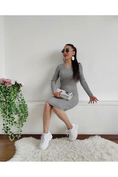 Altı Üstü Butik πλεκτό φόρεμα με λαιμόκοψη