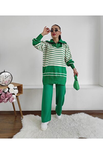 Altı Üstü Butik Novi set pletenih odela Prugasto