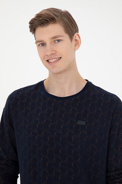 U.S. Polo Assn. Men's Navy Blue Sweatshirt 50270844 -Vr033