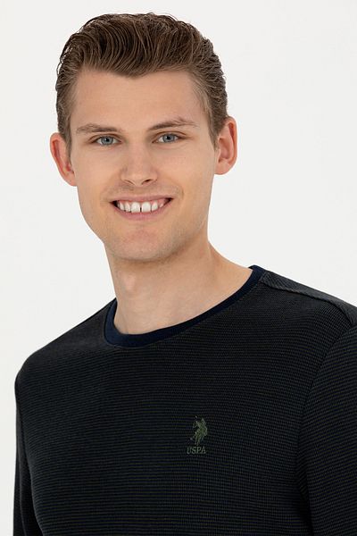 U.S. Polo Assn. Мъжки тъмносин суитшърт 50270839-vr033