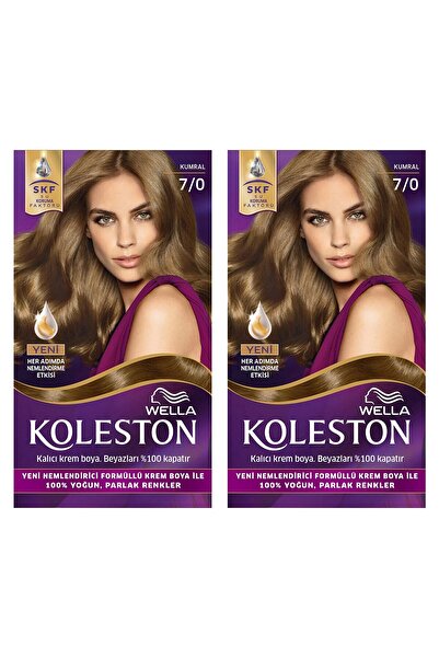 Wella Koleston Kit Saç Boyası 7/0 Kumral x 2 Adet