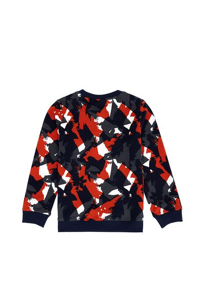 U.S. Polo Assn. Детски тъмносин суитшърт с кръгло деколте 50270867-VR033