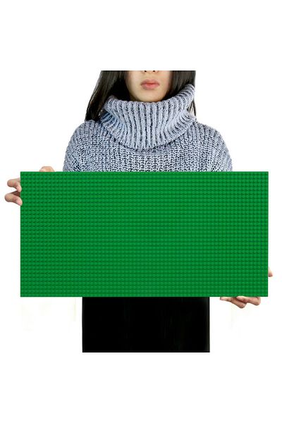 Choice Dark Green 32*64 Dots Classic Building Blocks Base Plate, Children's Diy Assembled Building Blocks W