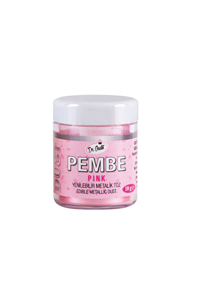 Dr. Gusto Yenilebilir Metalik Toz Gıda Boyası 10 GR Pembe