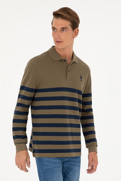 U.S. Polo Assn. Men's Khaki Sweatshirt 50270883 -Vr027