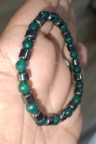 TAŞÇIZADE سوار من الحجر الطبيعي بحجر الهيماتيت المتوسط مقاس 6 مم من العقيق ال...