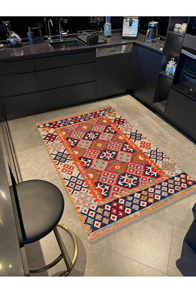 Rugs Modern Halı Colecția de Sud Motive tradiționale multicolore și model etn...