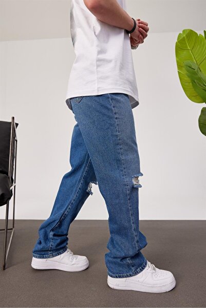 NOMARC 5174 Blugi albaștri rupti din matrice