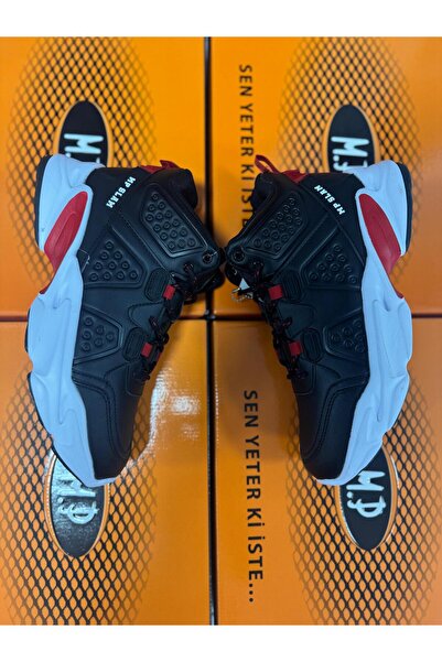 M.P. M.P. 242-2055 SİYAH-BEYAZ UNISEX BOĞAZLI SPOR AYAKKABI