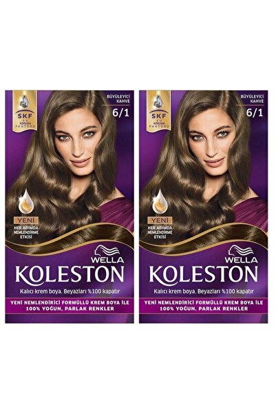 Wella Koleston Kit Saç Boyası 6/1 Büyüleyici Kahve x 2 Adet
