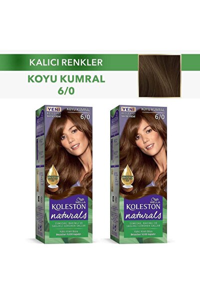 Wella Koleston Naturals 6/0 Koyu Kumral x2 Adet