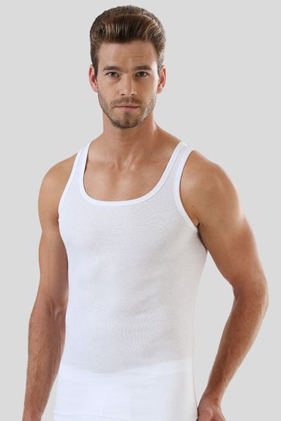 Arma Yıldız Ανδρικό εσώρουχο White Rib 3 Pack 100% βαμβάκι