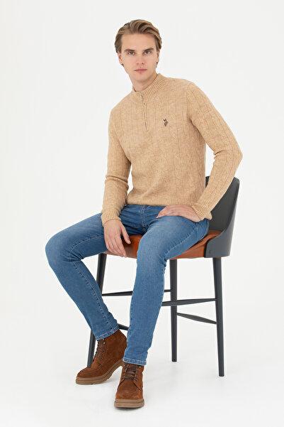 U.S. Polo Assn. Erkek Kum Melanj Kazak 50270972-VR123