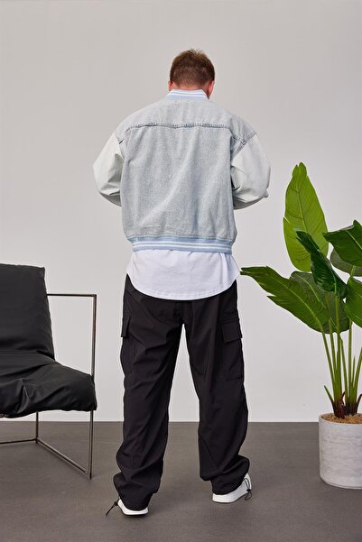 NOMARC Jachetă de blugi sezonieră albastră