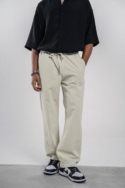 NOMARC Παντελόνι Green Gabardine - Loose Fit