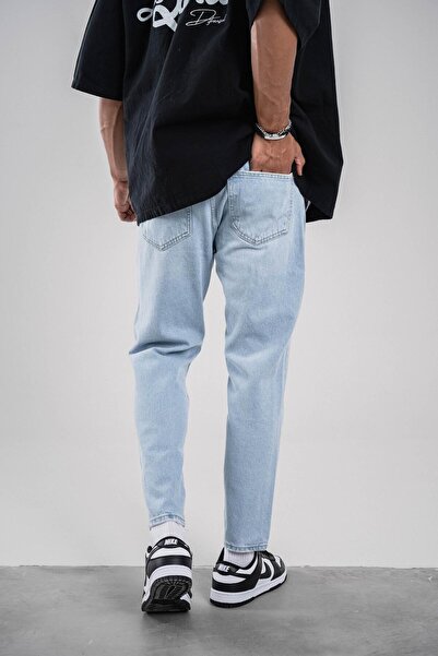 NOMARC 16361 Blugi albaștri Boyfriend Fit