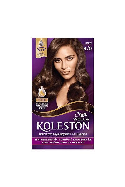 Wella Koleston Kit Saç Boyası 4/0 Kahve