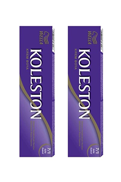 wella koleston Koleston Tüp Saç Boyası 7/1 Küllü Kumral X 2 Adet