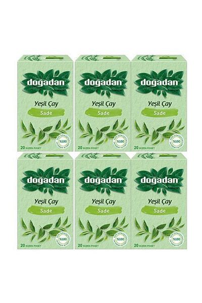 Doğadan Green Tea Soft Filled 20 Pieces X 6 Pieces