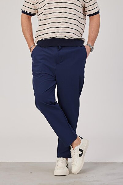 NOMARC Парашутна тканина Синій штани з кроєм «морквина»