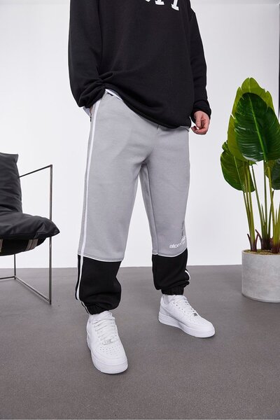 NOMARC Erkek Parçalı 2 Renk Gri Eşofman Altı