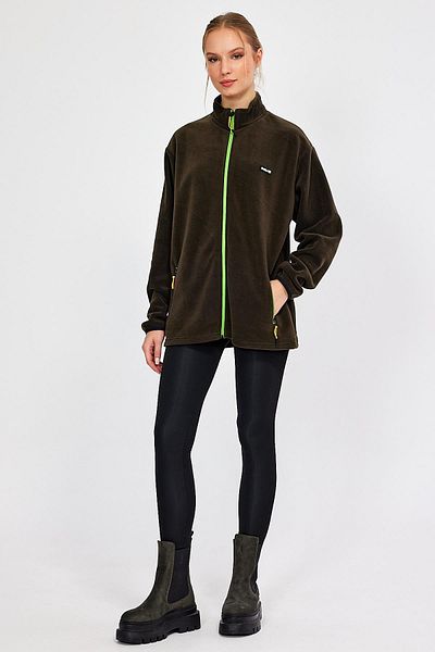 ALEXANDERGARDI Fleece oversize cu fermoar (E21-81101)