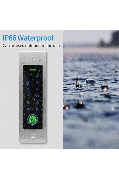 Choice Embedded Waterproof Metal Fingerprint Access Control Keypad 125khz Standalone Reader Controller S...