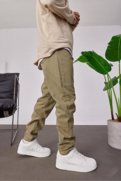 NOMARC 6269 Πράσινο παντελόνι Gabardine