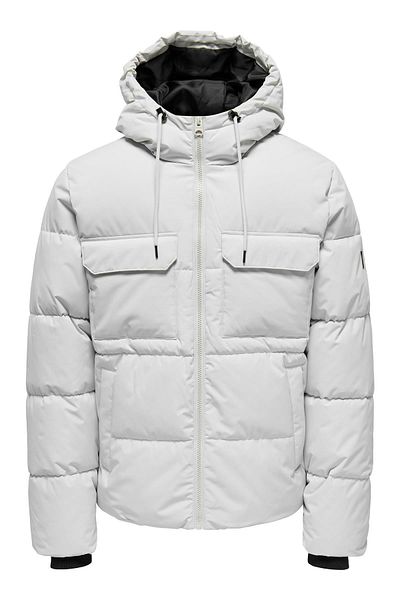 Only & Sons Onselıjah Pckt - Hood Jacket, Noos A.Grey, Otw Model 22029661