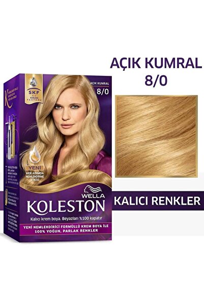 Wella Koleston Kit Saç Boyası 8/0 Açık Kumral