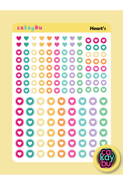 cakaybu Fișă A4 a inimii, 1 foaie