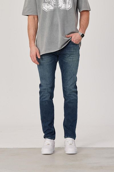 NOMARC 15738 Μοντέλο Slim Fit Dark Denim Jean - R3