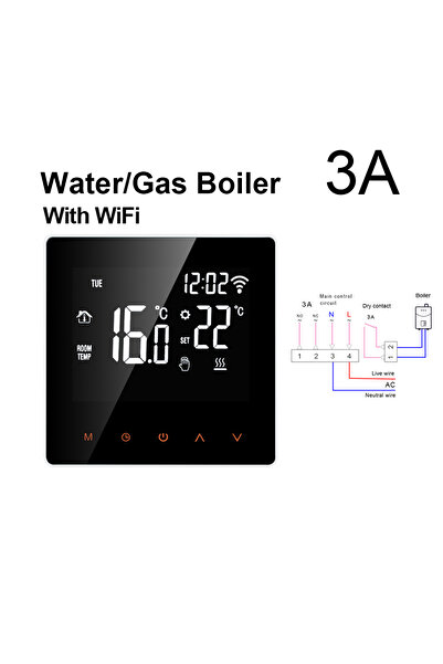 Choice1 Choice WiFi WaterGas Boiler AVATTO Tuya WiFi Smart Thermostat Electri...