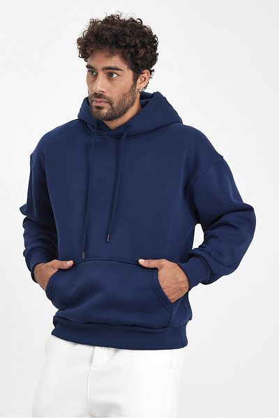 Weyeze Three Thread Raster Hooded Sweat Af-K89009Lns